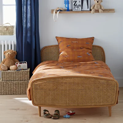 La Redoute Émilian Vintage Car 100% Cotton Duvet Cover