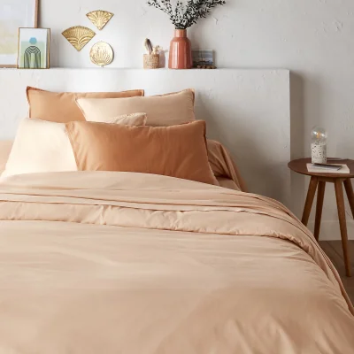 La Redoute Scenario Plain 100% Washed Cotton Duvet Cover