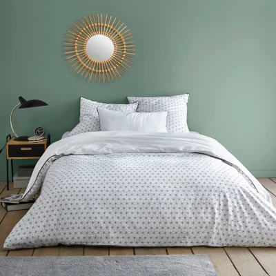 La Redoute Nordic Geometric 100% Cotton Duvet Cover