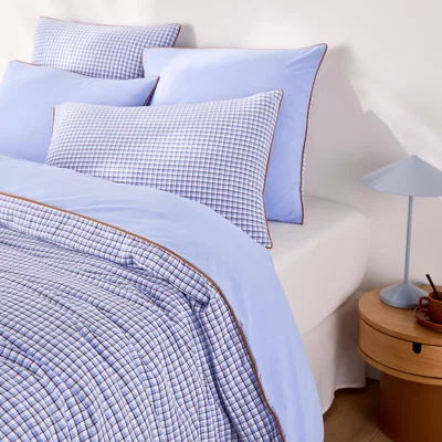 La Redoute Ninon Duvet Cover in Washed Cotton/Cotton Muslin