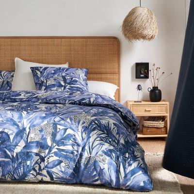 La Redoute Pewarna Tropical 100% Cotton Percale 200 Thread Count Duvet Cover