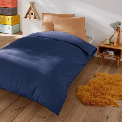 La Redoute Scenario Plain Polycotton Duvet Cover