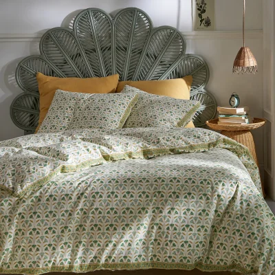 La Redoute Osis Graphic 100% Washed Cotton Duvet Cover