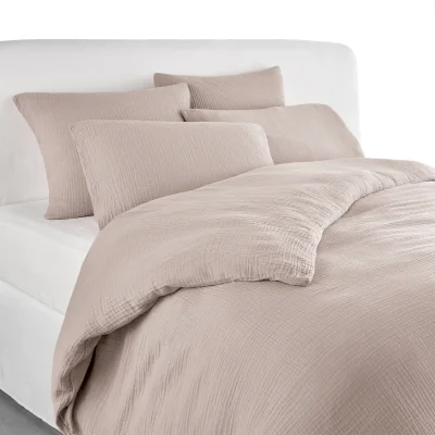 La Redoute Yafa 100% Organic Cotton Muslin 200 Thread Count Duvet Cover