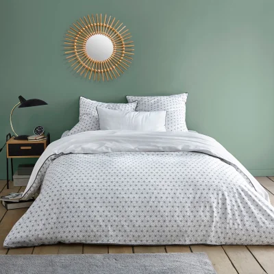 La Redoute Nordic Geometric 100% Cotton Duvet Cover