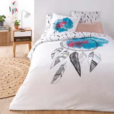 La Redoute Dream Catcher 100% Cotton Reversible Duvet Cover