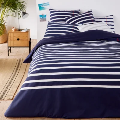 La Redoute Malo Striped 100% Cotton Duvet Cover