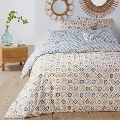 La Redoute Soleme Graphic 100% Cotton Percale 200 Thread Count Duvet Cover
