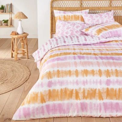 La Redoute Shibori Tie-Dye 100% Cotton Duvet Cover