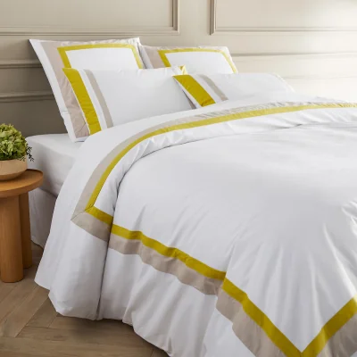 La Redoute Fraicheur 100% Organic Cotton Percale 200 Thread Count Duvet Cover