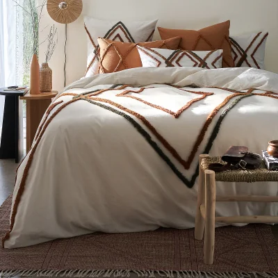 La Redoute Cotama Havana Tufted 100% Cotton Duvet Cover