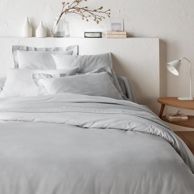 La Redoute Scénario Plain 100% Cotton Zipped Duvet Cover