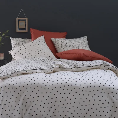 La Redoute Lison Spotted 100% Washed Cotton Duvet Cover