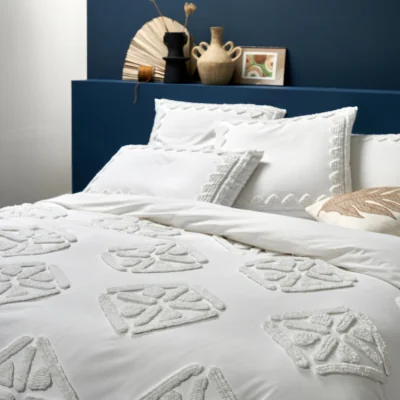 La Redoute Borneo Textured 100% Cotton Duvet Cover