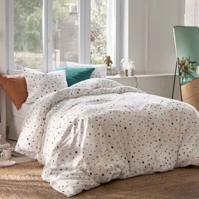 La Redoute Granito Terrazzo 100% Cotton Duvet Cover