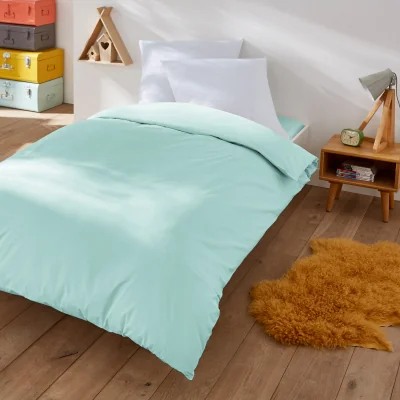 La Redoute Scenario Plain Polycotton Duvet Cover