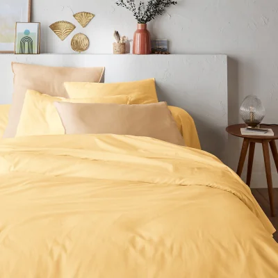 La Redoute Scenario Plain 100% Washed Cotton Duvet Cover
