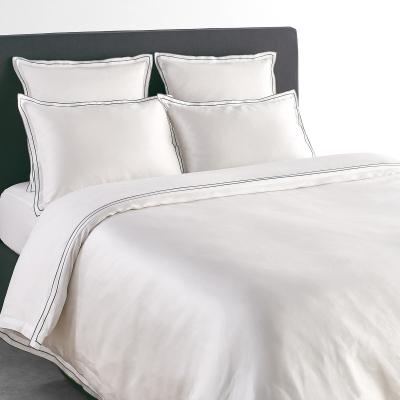 La Redoute Tucci 100% Organic Cotton Satin 300 Thread Count Duvet Cover