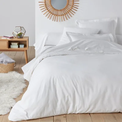 La Redoute Scenario Plain 100% Cotton Flannel Duvet Cover