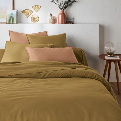 La Redoute Scenario Plain 100% Washed Cotton Duvet Cover
