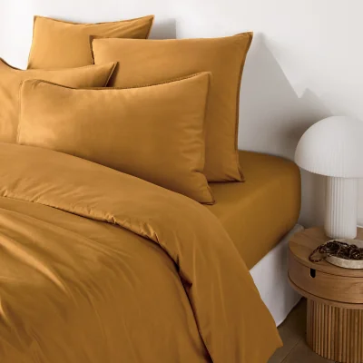 La Redoute Scenario Plain 100% Washed Cotton Duvet Cover