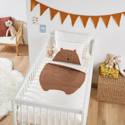 La Redoute Anatole Teddy 100% Cotton Duvet Cover