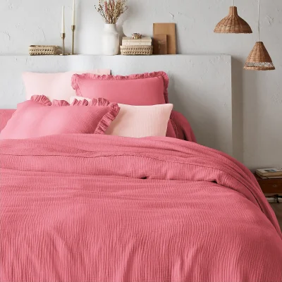 La Redoute Kumla Plain Cotton Muslin Duvet Cover