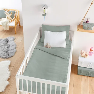 La Redoute Kumla 100%Cotton Muslin Cot Duvet Cover
