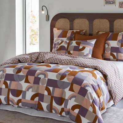 La Redoute Tivoli Geometric 100% Cotton Duvet Cover