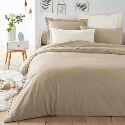 La Redoute Scenario Plain Polycotton Duvet Cover