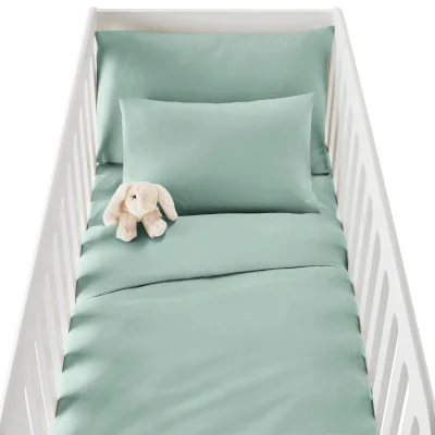 La Redoute Scenario Plain 100% Organic Cotton Cot Duvet Cover