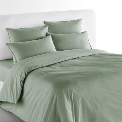 La Redoute Augusta 100% Organic Cotton Percale 180 Thread Count Duvet Cover