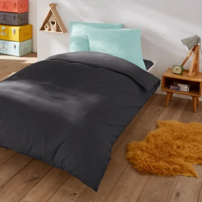 La Redoute Scenario Plain Polycotton Duvet Cover