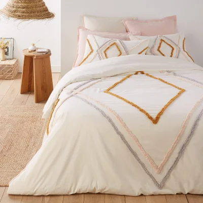 La Redoute Cotama Tufted 100% Cotton Duvet Cover
