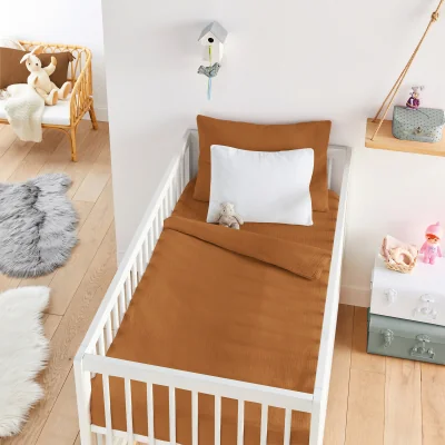 La Redoute Kumla 100%Cotton Muslin Cot Duvet Cover