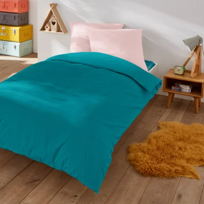 La Redoute Scenario Plain Polycotton Duvet Cover