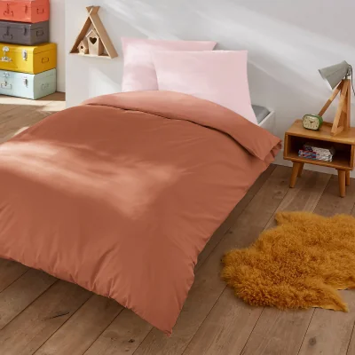 La Redoute Scenario Plain Polycotton Duvet Cover
