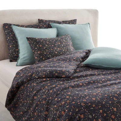 La Redoute Bohemian Floral Linen 300 Thread Count Duvet Cover
