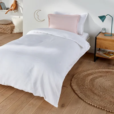 La Redoute Linot Plain 100% Washed Linen Duvet Cover
