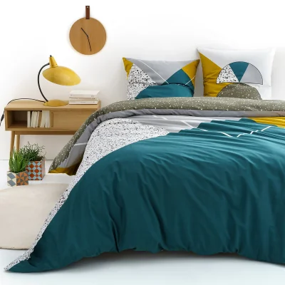 La Redoute Hilda Geometric Spots Cotton Duvet Cover