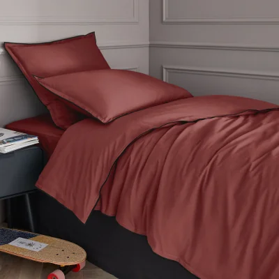 La Redoute 100% Organic Cotton Voile 400 Thread Count Duvet Cover