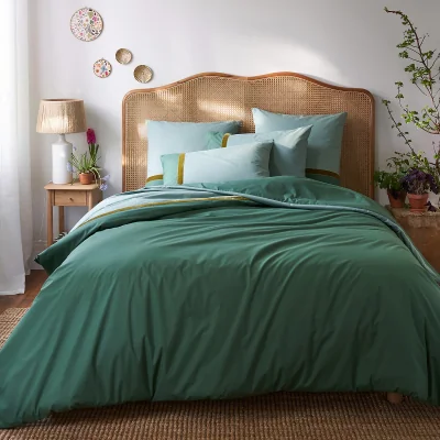 La Redoute Lucette Two Tone 100% Cotton Duvet Cover