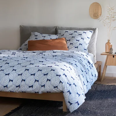 La Redoute Myoko Foliage 100% Recycled Cotton Duvet Cover