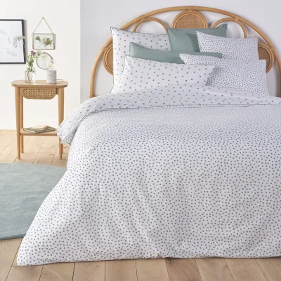 La Redoute Lison Spotted 100% Washed Cotton Duvet Cover