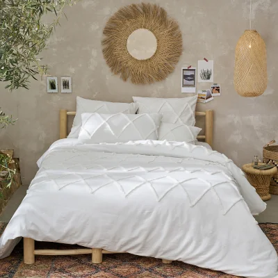 La Redoute Assa Boho Tufted 100% Cotton Duvet Cover