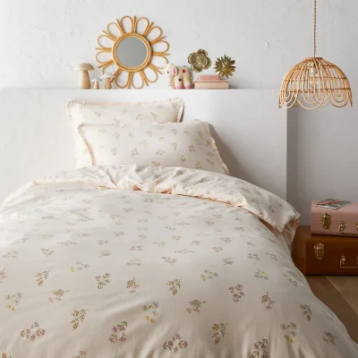 La Redoute Camomille Floral 50% Recycled Cotton Duvet Cover