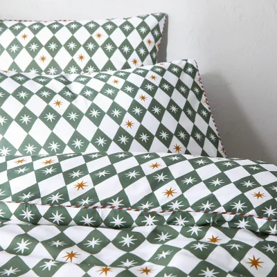 La Redoute Ernesto Graphic 50% Recycled Cotton Duvet Cover