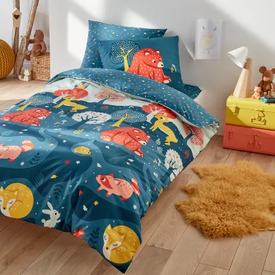 La Redoute Orsi Animal 100% Cotton Duvet Cover