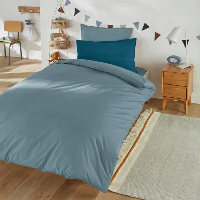 La Redoute Duvet Cover in Plain Organic Percale Cotton