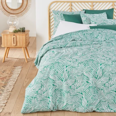 La Redoute Ycata Foliage 100% Cotton Duvet Cover